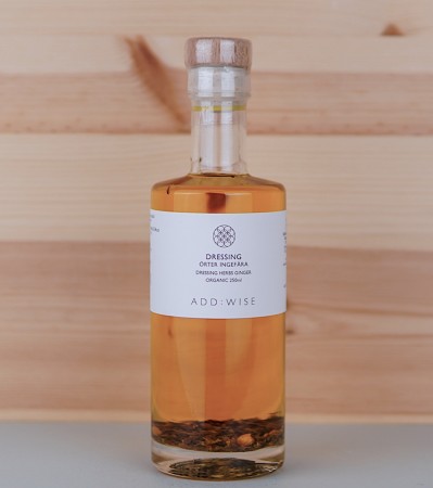 Dressing, Olje med Urter og Ingefær, økologisk fra Add Wise, 250ml