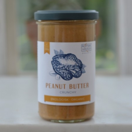 Peanøttsmør Crunchy, økologisk fra Rømer Vegan, 260g