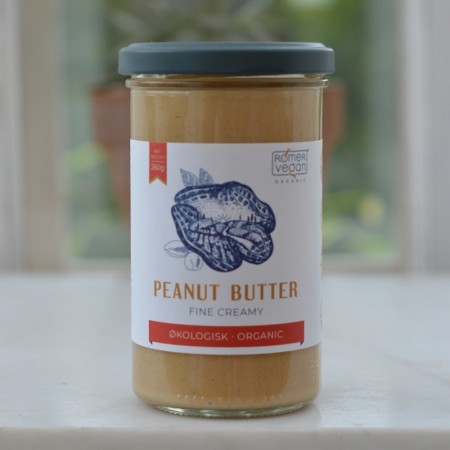 Peanøttsmør Creamy, økologisk fra Rømer vegan,  260g