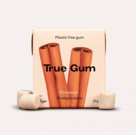 Tyggegummi fra True Gum - Kanel (BF: 07.10.23)