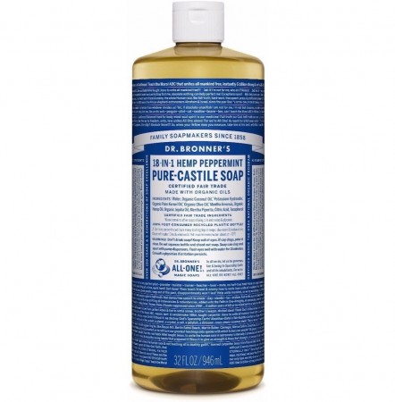 Dr. Bronner´s PURE-CASTILE LIQUID SOAP peppermynte 475 ml