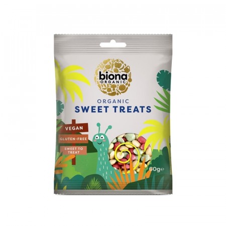 Sweet treats sjokoladelinser, økologisk fra Biona, 60g