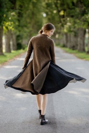 Forest Sweater, Wool, Brown