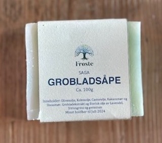 Saga Grobladsåpe fra Froste Naturprodukter