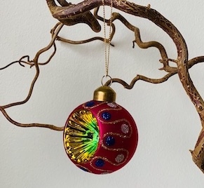 Liten julekule vintage fra UND