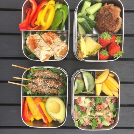 Matboks i stål, Bento Medium 3 fra Yummii Yummii