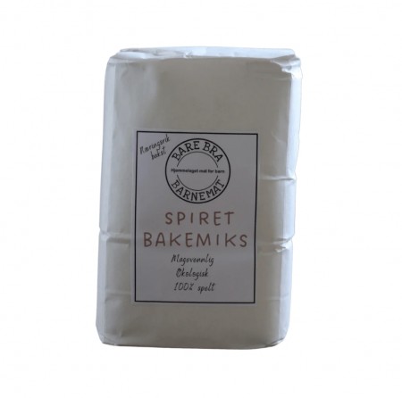 Spiret bakemiks av spelt fra Bare bra barnemat, økologisk, 500g