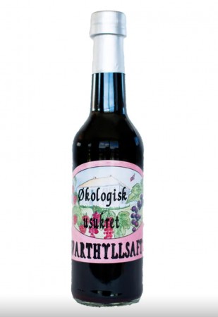 Svarthyll uten sukker, økologisk fra Bærgården , 350 ml
