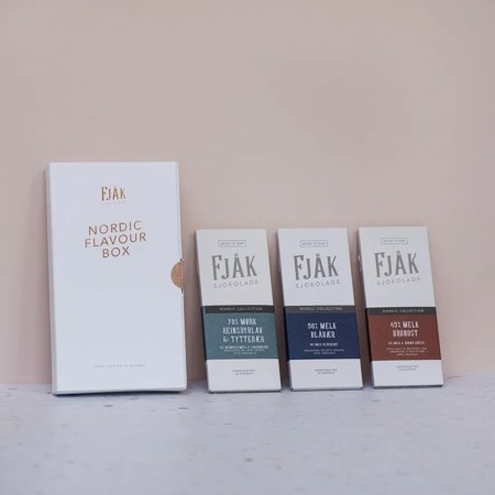 Nordic Flavours, gaveeske, 3 smaker, Økologisk, Fjåk
