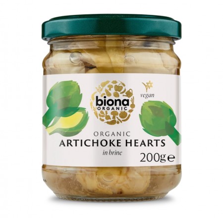 Artisjokkhjerter, økologisk fra Biona, 200g