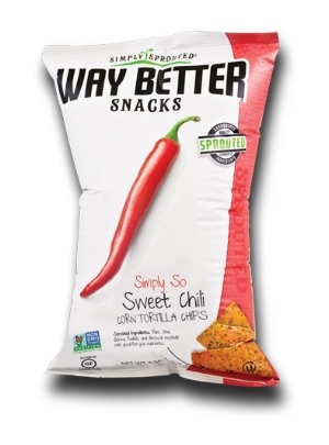 WAY BETTER SNACKS TORTILLA CHIPS SWEET CHILLI GLUTENFRI