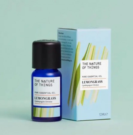 Lemongrass – Sitrongress Økologisk Eterisk Olje fra The Nature of Things, 12ml 