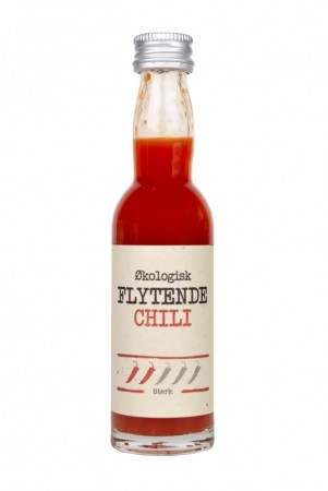 Chili hot, flytende urter, økologisk fra Northern Greens, 40 ml