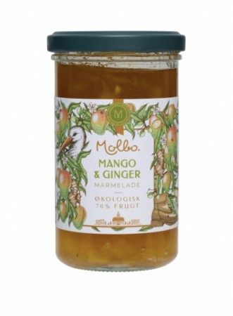 Økologisk Mango og ingefær marmelade