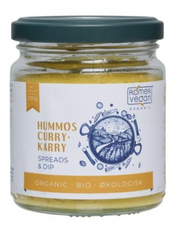 Hummus Karri, 200g fra Rømer Vegan (b.f: 30.10.25)