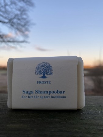 Saga Shampoobar for fett hår og tørr hodebunn, Froste