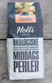 Økologiske middagsperler av spelt, Holli Mølle, 0,5 kg