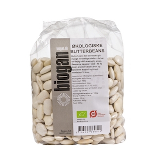 Biogan butterbeans, 750 gr