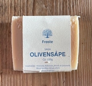 Saga olivensåpe fra Froste Naturprpdukter