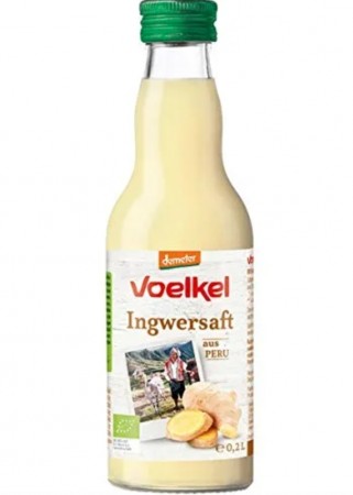 Ingefærjuice, råsaft, økologiskl fra Voelkel,  200 ml