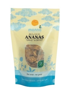 Ananas tørket, økologisk, 70 g