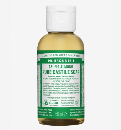 Dr. Bronner mini såpe 60 ml - Almond