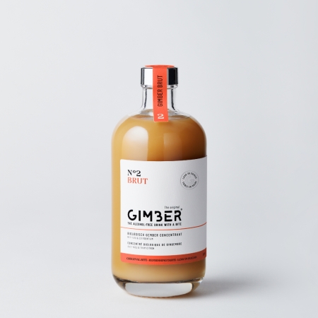 Gimber BRUT No2, ingefær konsentrat med japansk Yuzu, 500 ml 