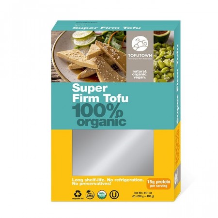 TOFU SUPER FIRM, økologisk fra Tofutown, 2 x 200g 