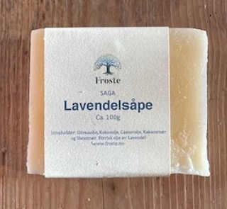 Saga Lavendelsåpe fra Froste Naturprodukter
