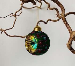 Liten julekule vintage fra UND