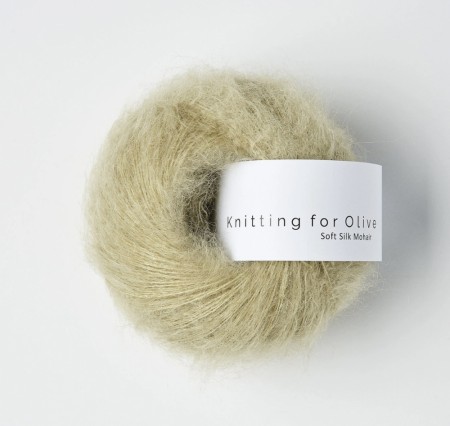 Soft silk mohair - fennel seed, knitting for olive