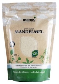 Mandelmel, økologisk fra Manna,400g 