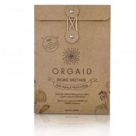 ORGAID Anti-Aging & Moisturizing Organic Sheet Mask Box (4 stk.)