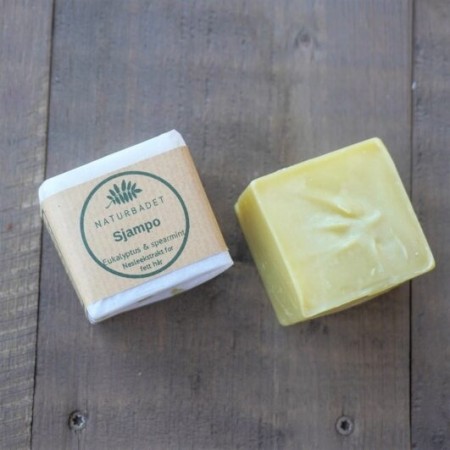 Sjampo/shapoo – nesleekstrakt, eukalyptus & spearmint, naturbadet