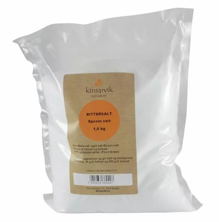 Kinsarvik epsom salt, 1,5 kg