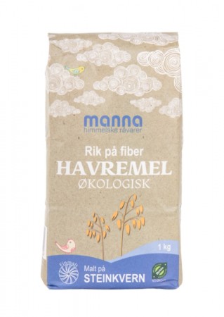 Havremel, økologisk fra Manna, 1kg