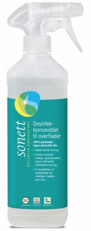 Desinfeksjonsmiddel, overflate, 0,5 l, økologisk, Sonett