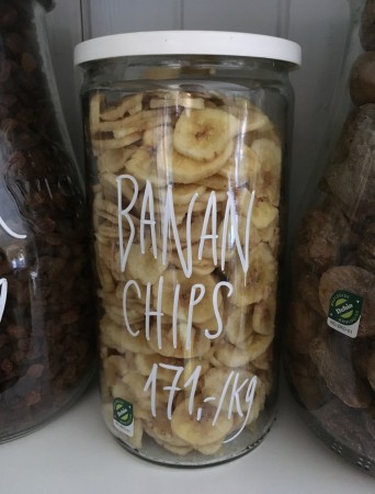 Banan chips, økologisk 250g