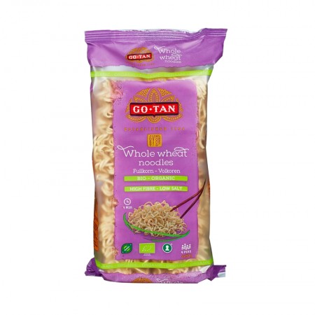 Hvetenudler, fullkorn og økologisk fra Go-Tan, 200g (B.F.: 15.11.23)