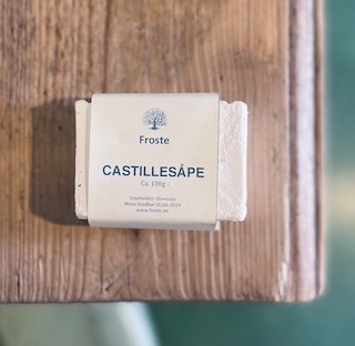 Castillesåpe fra Froste naturprodukter (ryddesalg)