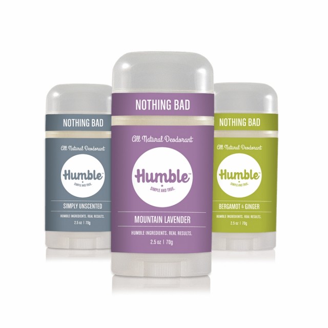 Humble Deodorant Vegansk for sensitiv hud - simply unscented inspirasjon - flere varianter