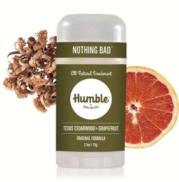 Humble Deodorant - texas cedarwood & grapefruit  2 dufter