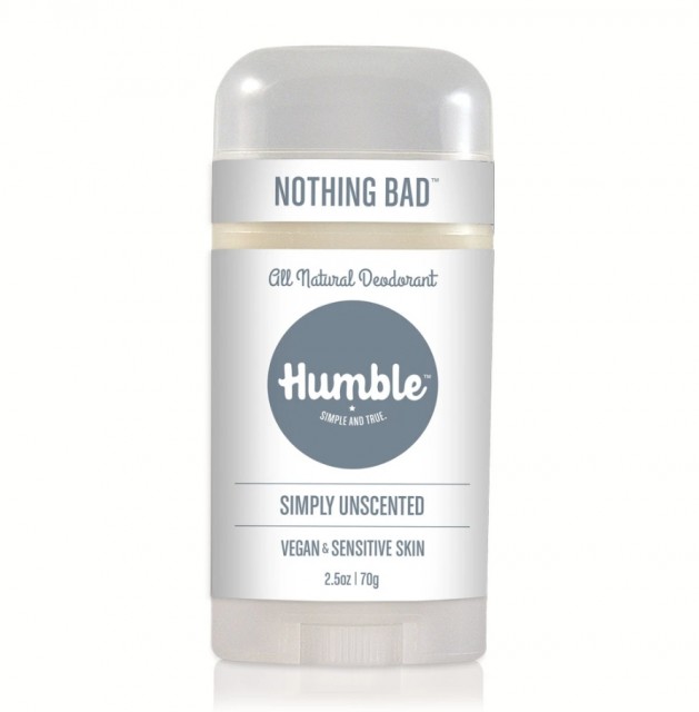 Humble Deodorant Vegansk for sensitiv hud - simply unscented produktets forside